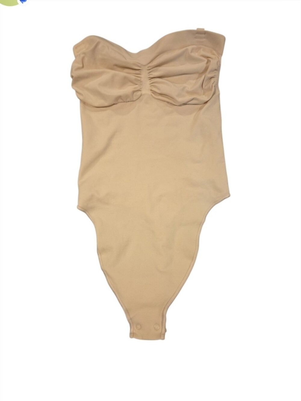 SKIMS Med SEAMLESS SCULPT strapless thong bodysuit In Sand NWOT (NO STRAP)